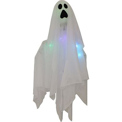 Set of 2 Light Up 1.6-Foot Poseable Ghosts Halloween Decoration