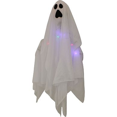 Set of 2 Light Up 1.6-Foot Poseable Ghosts Halloween Decoration