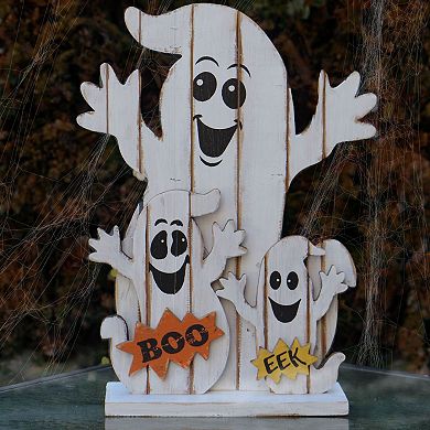 16" Ghost Family Battery Operated Centerpiece Halloween Tabletop Decoration