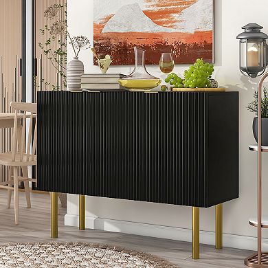 Merax Modern Simple & Luxury Style Sideboard Particle Board & MDF Board Cabinet