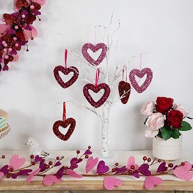 Northlight Shimmering Heart Valentine's Day Wall Decor 18-piece Set