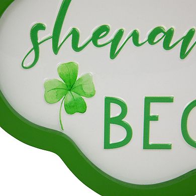 Northlight "Let the Shenanigans Begin" St. Patrick's Day Wall Sign