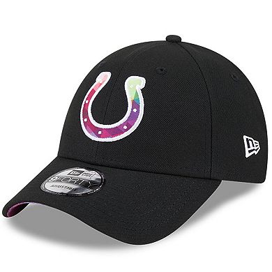 Men's New Era  Black Indianapolis Colts 2023 NFL Crucial Catch 9FORTY Adjustable Hat