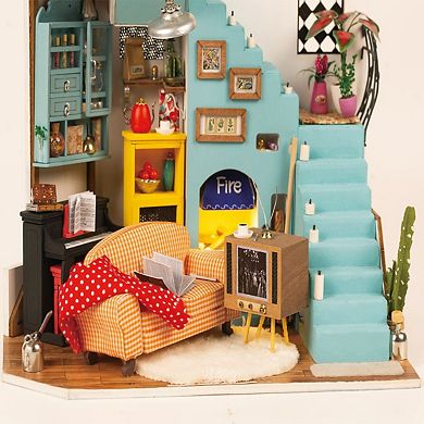 DIY 3D House Puzzle - Joy's Living Room 214pcs