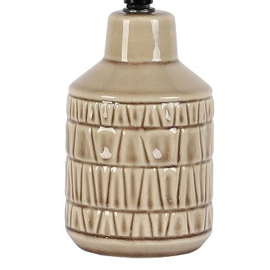 Ceramic Natural Base Accent Table Lamp