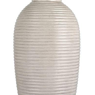 Ceramic White Accent Lamp Base