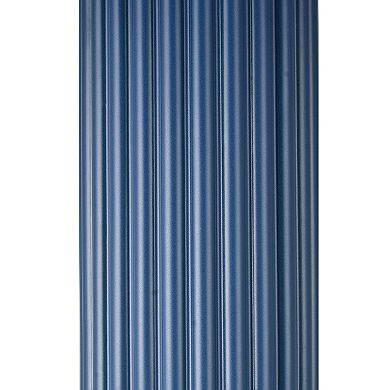 Modern Ceramic Stripe Blue Accent Lamp Base