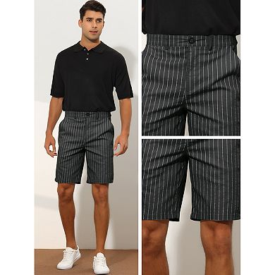 Striped Shorts For Men's Regular Fit Summer Chino Shorts Pants