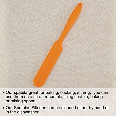 Silicone Spatula Heat Resistant Non Stick Jar Spatula for Cooking Baking