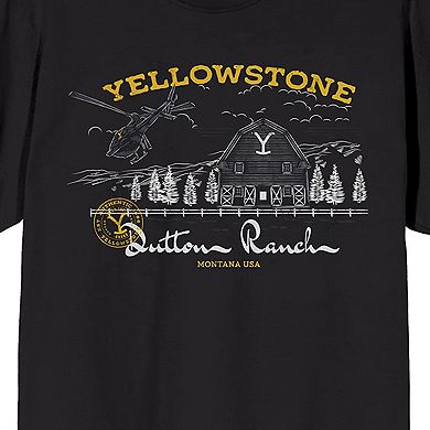 Juniors' Yellowstone Dutton Ranch Graphic Tee