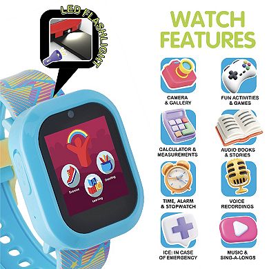 Playzoom V3 Light Blue Star Smartwatch and Bluetooth Headphones Set