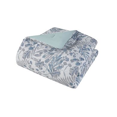 Madison Park Kairi 5-Piece Seersucker Comforter Set with Throw Pillows