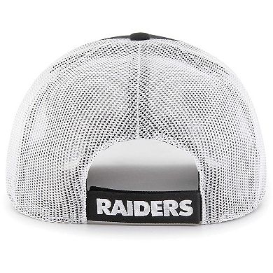 Men's '47 Black/White Las Vegas Raiders Drifter Adjustable Trucker Hat