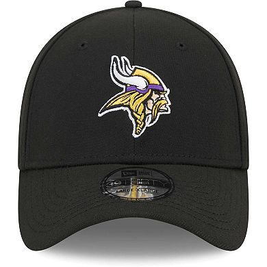 Men's New Era Black Minnesota Vikings  Main 39THIRTY Flex Hat