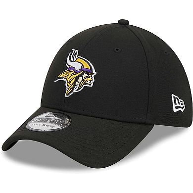 Men's New Era Black Minnesota Vikings  Main 39THIRTY Flex Hat