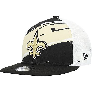 Youth New Era Black New Orleans Saints Tear 9FIFTY Snapback Hat