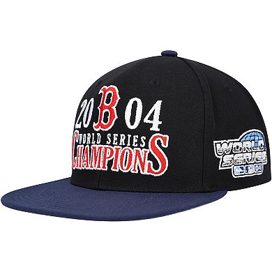 Men's Mitchell & Ness Black Boston Red Sox World Series Champs Snapback Hat