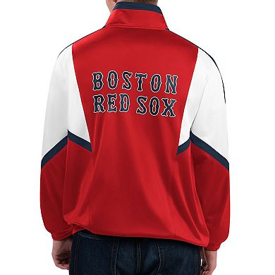 Men's Starter Red Boston Red Sox Lead Runner Full-Zip Jacket