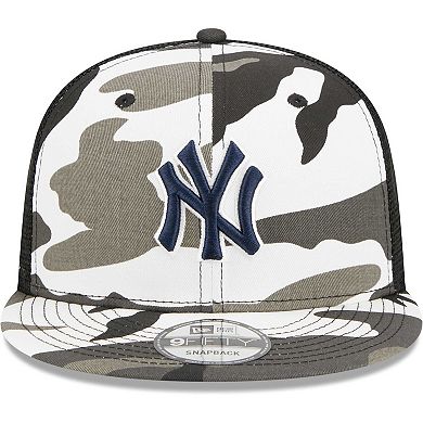 Men's New Era Camo New York Yankees Urban Camo Trucker 9FIFTY Snapback Hat