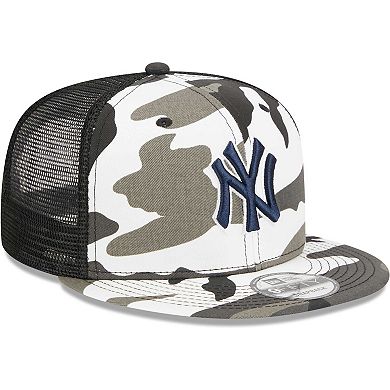 Men's New Era Camo New York Yankees Urban Camo Trucker 9FIFTY Snapback Hat