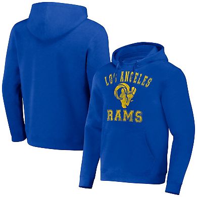 Men's NFL x Darius Rucker Collection by Fanatics Royal Los Angeles Rams Coaches Pullover Hoodie