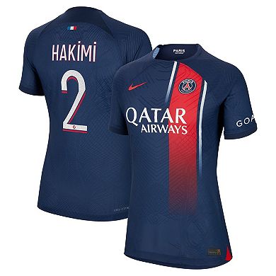 Women's Nike Achraf Hakimi Navy Paris Saint-Germain 2023/24 Home Authentic Player Jersey