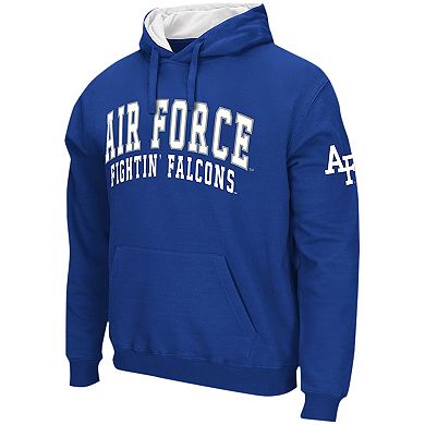 Men's Colosseum Royal Air Force Falcons Double Arch Pullover Hoodie