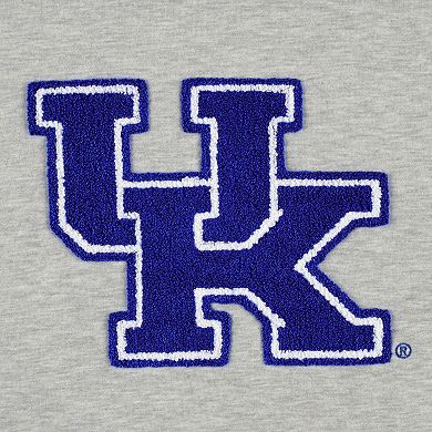 Women's Gameday Couture Ash Kentucky Wildcats In It To Win It Sporty Mock Neck Pullover Sweatshirt