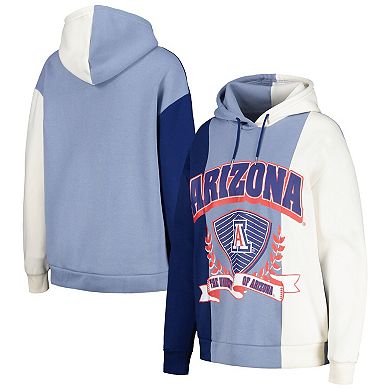 Women's Gameday Couture Navy Arizona Wildcats Hall of Fame Colorblock Pullover Hoodie
