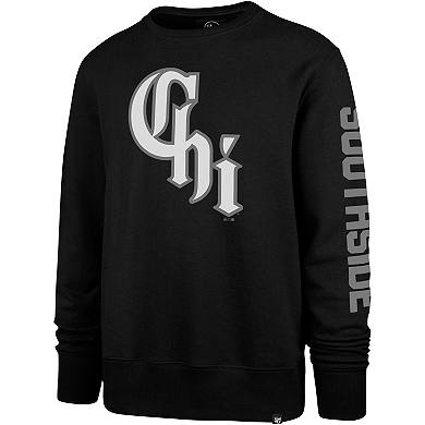 Men's '47 Black Chicago White Sox City Connect Legend Headline Pullover Sweatshirt