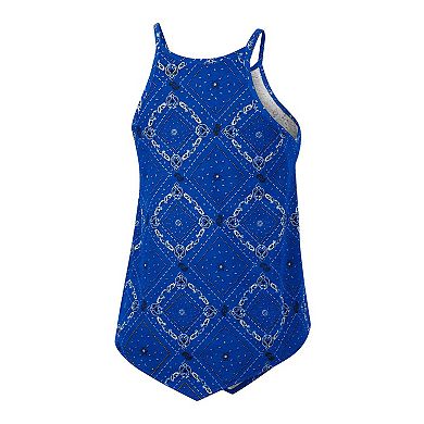 Women's Colosseum x Wrangler Royal Florida Gators Bandana Tank Top