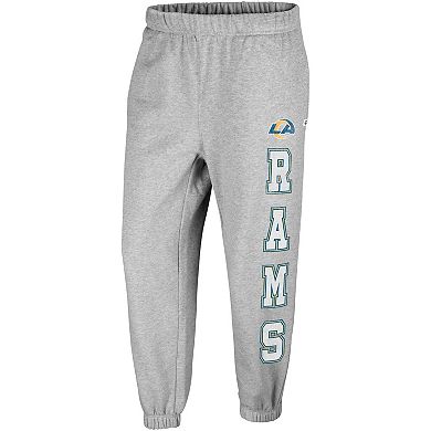 Women's '47 Gray Los Angeles Rams Double Pro Harper Jogger Sweatpants