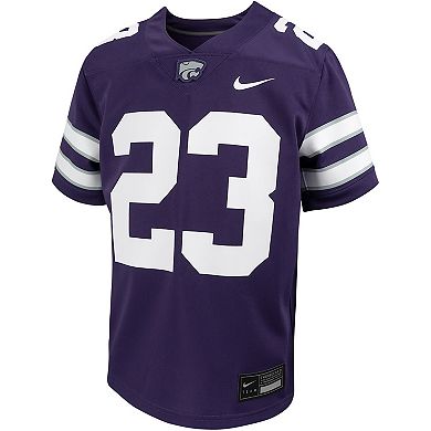 Youth Nike #23 Purple Kansas State Wildcats Untouchable Replica Game Jersey