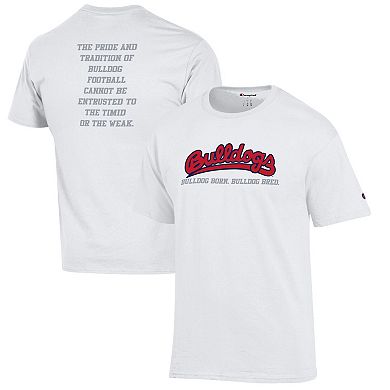 Men's Champion White Fresno State Bulldogs White Out T-Shirt