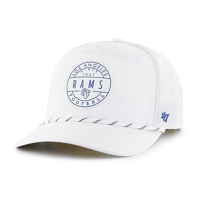 Men's '47 White Los Angeles Rams Surburbia Hitch Adjustable Hat