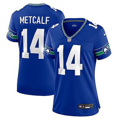 Women's Nike DK Metcalf Royal Seattle Seahawks Player Jersey