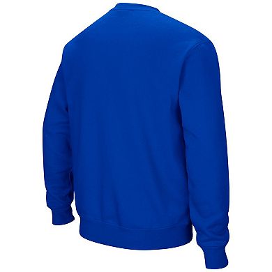 Men's Colosseum Royal Air Force Falcons Arch & Logo Pullover Sweatshirt