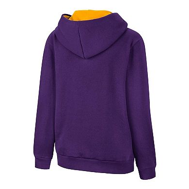 Youth Colosseum Purple LSU Tigers Lead Guitarists Pullover Hoodie