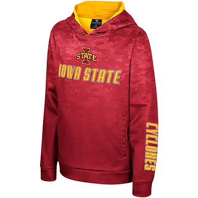 Youth Colosseum Cardinal Iowa State Cyclones High Voltage Pullover Hoodie