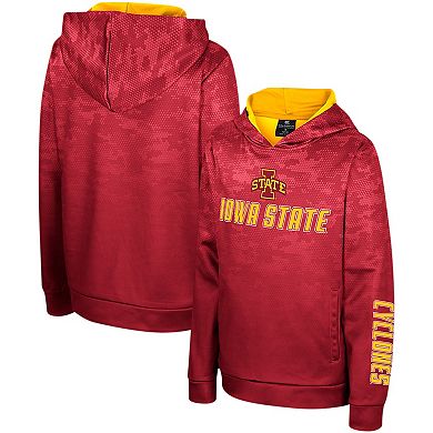 Youth Colosseum Cardinal Iowa State Cyclones High Voltage Pullover Hoodie