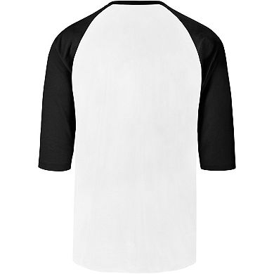 Men's '47 Cream Chicago White Sox City Connect Crescent Franklin Raglan Three-Quarter Sleeve T-Shirt
