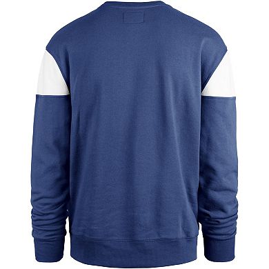 Men's '47 Blue New England Patriots Groundbreaker Onset Pullover Sweatshirt