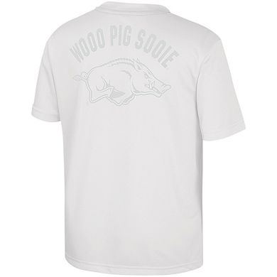 Youth Colosseum White Arkansas Razorbacks Jones T-Shirt