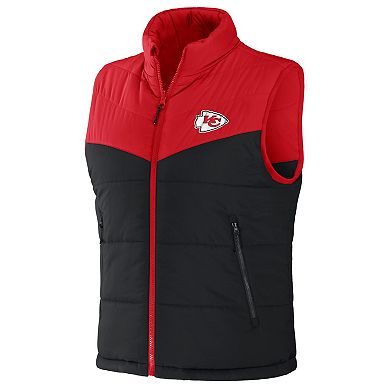 Men's NFL x Darius Rucker Collection by Fanatics Red Kansas City Chiefs Colorblocked Full-Zip Vest