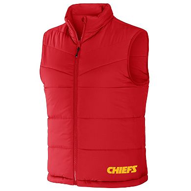 Men's NFL x Darius Rucker Collection by Fanatics Red Kansas City Chiefs Colorblocked Full-Zip Vest