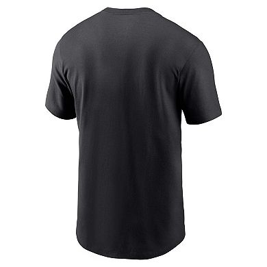 Men's Nike Black Miami Marlins Local Team Skyline T-Shirt