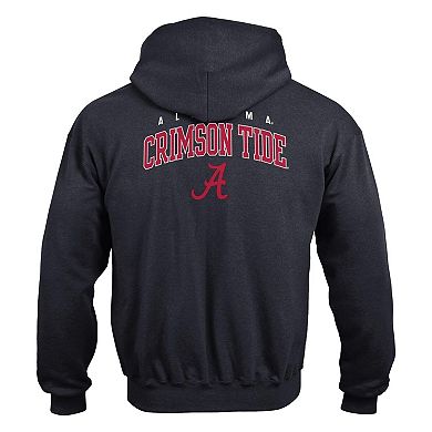 Youth Champion Black Alabama Crimson Tide Powerblend Two-Hit Pullover Hoodie