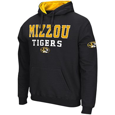 Men's Colosseum Black Missouri Tigers Sunrise Pullover Hoodie