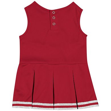 Girls Infant Colosseum Crimson Alabama Crimson Tide Time For Recess Cheer Dress
