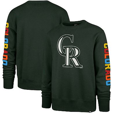 Men's '47 Green Colorado Rockies City Connect Legend Headline Pullover Sweatshirt